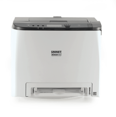 SpecTalk April UNINET® IColor™ 560 White Toner Digital Transfer Printer