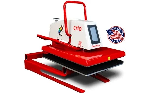 The Crio OnePress 16” x 20” Swing Away Heat Press: Redefining Heat Transfer Printing with Optimal Results and Effortless Operation