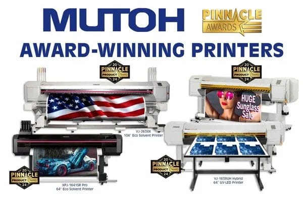 MUTOH Receives Four Pinnacle Product Awards for 2024